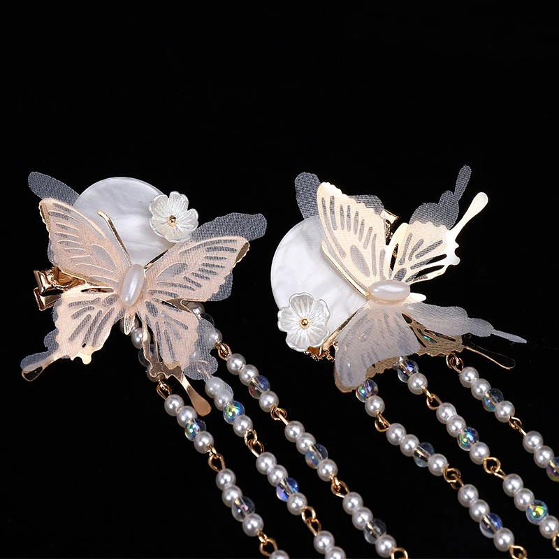 moon butterfly hanfu jewelry