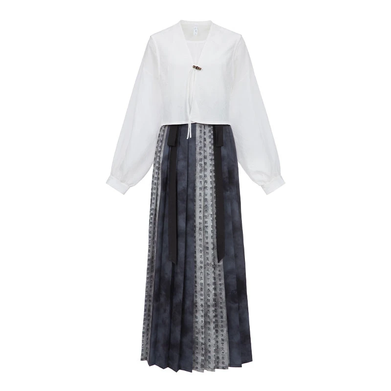 preppy-girl-modern-hanfu-04 preppy girl white black modern hanfu