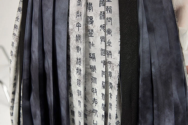 preppy girl white black modern hanfu
