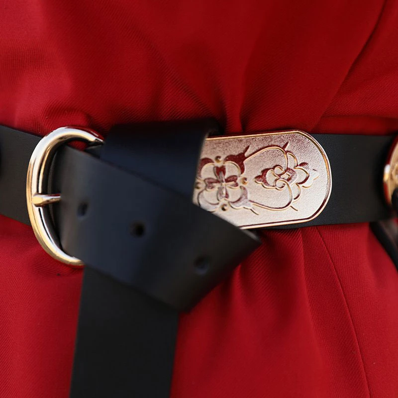 spider belt hanfu robe