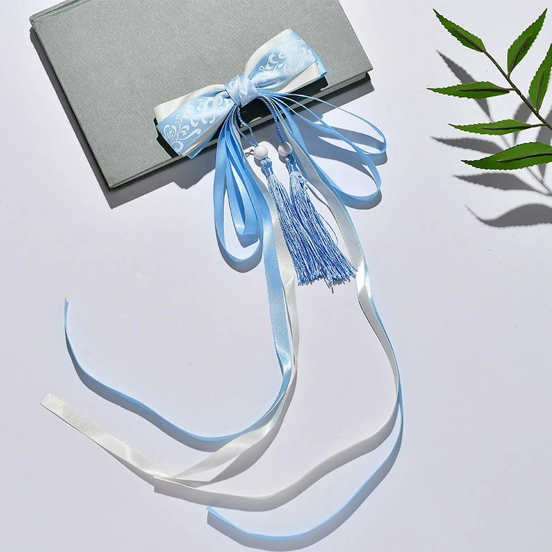 tassel bow hanfu hairband