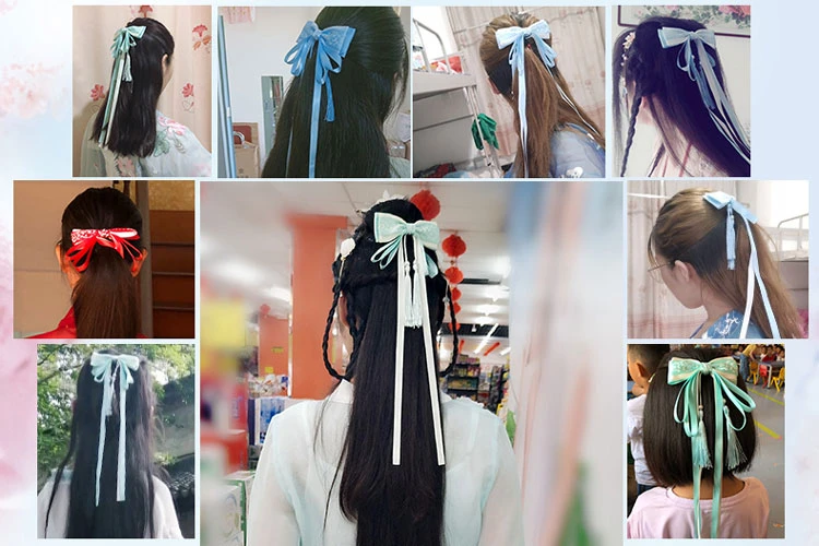 tassel bow hanfu hairband buy