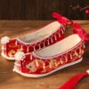 Ancient-Style-Hanfu-Wedding-Embroidered-Shoes-Chinese-Style-Bridal-Shoes-3 Ancient Style Hanfu Wedding Embroidered Shoes Chinese Style Bridal Shoes