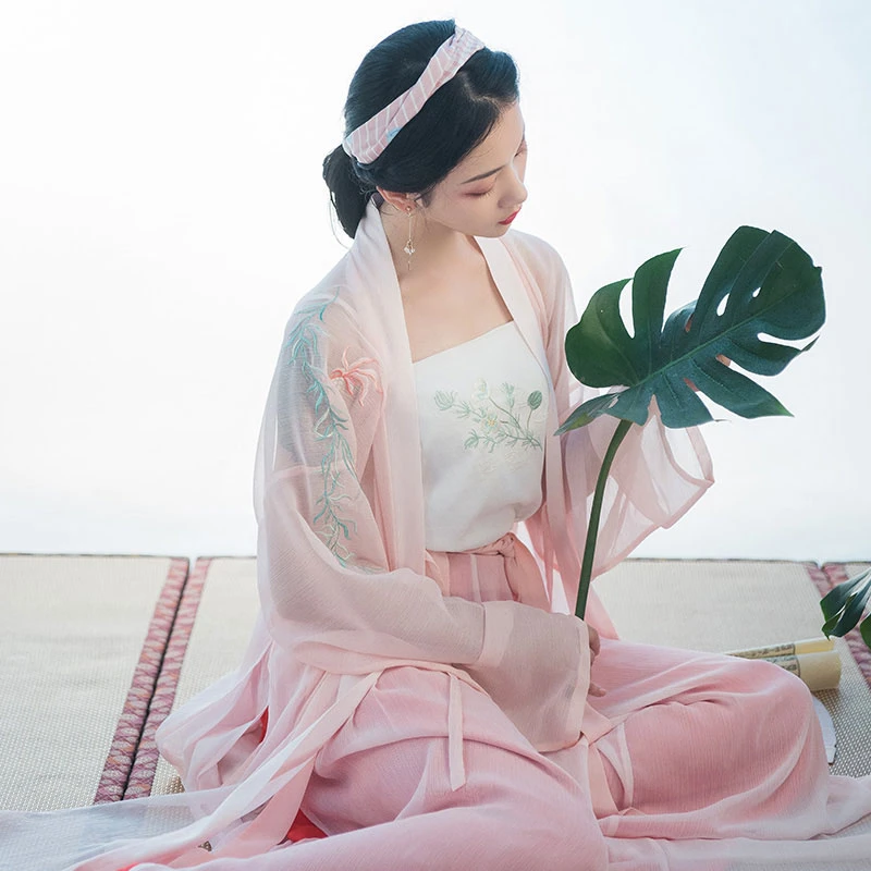 Hanfu-Pants-Chinese-Traditional-Clothing-M-Newhanfu summer hanfu songku shop