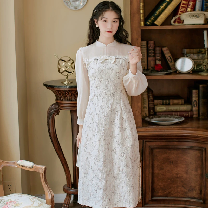 lilac-qipao-white-cheongsam-02 lilac qipao white cheongsam dress