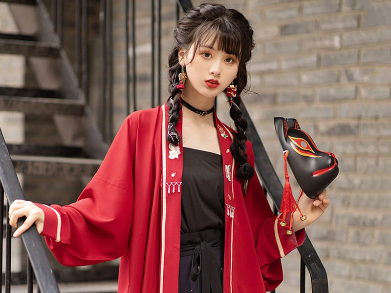 solid camisole hanfu tank top