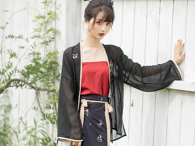 solid camisole hanfu tank top