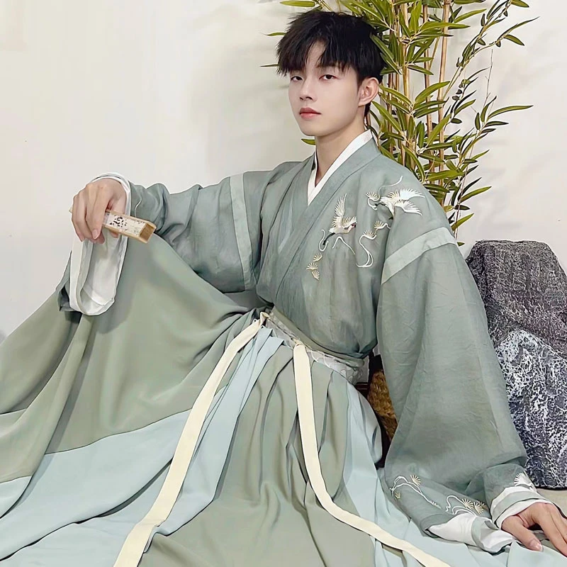pine-crane-green-men-hanfu-03 pine crane green men hanfu