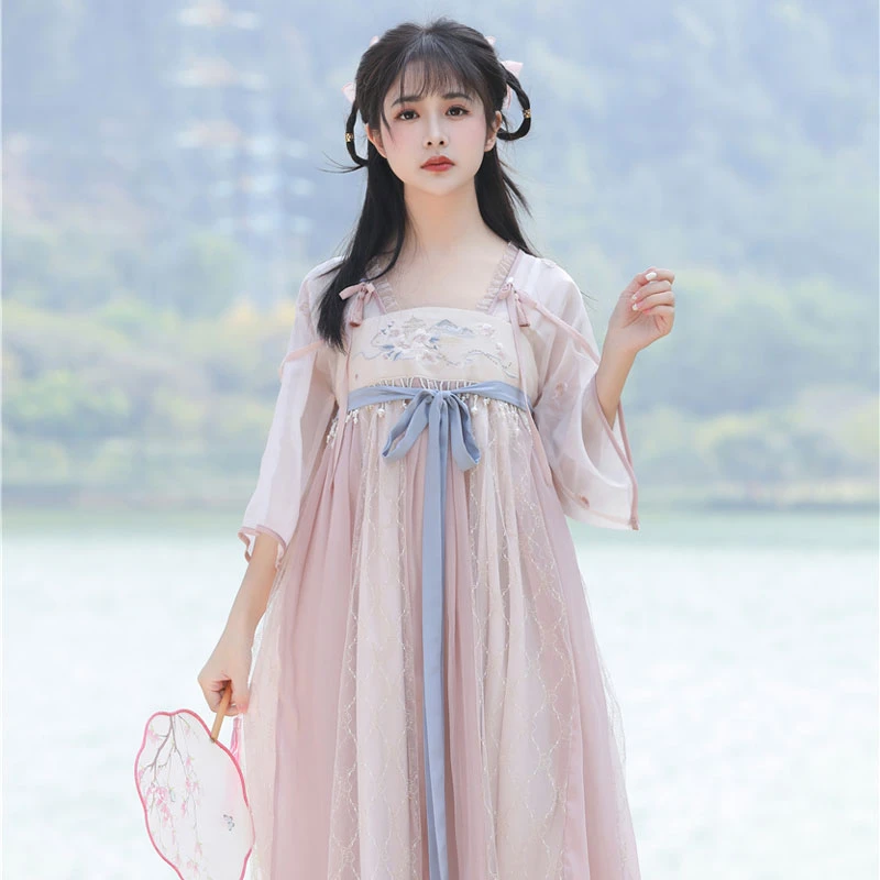 river-fairy-pink-summer-hanfu-01 river fairy pink summer hanfu dress