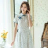 summer-flower-cheongsam-qipao-dress-03 summer flower white cheongsam qipao dress