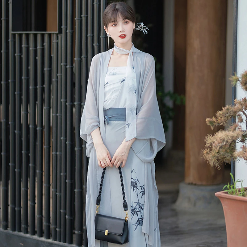 Street-Fashion-Song-Ladies-Casual-Hanfu-Summer-Changgansi-Style-1 Street Fashion Song Ladies Casual Hanfu Summer Changgansi Style