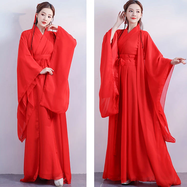 snow girl hanfu dress