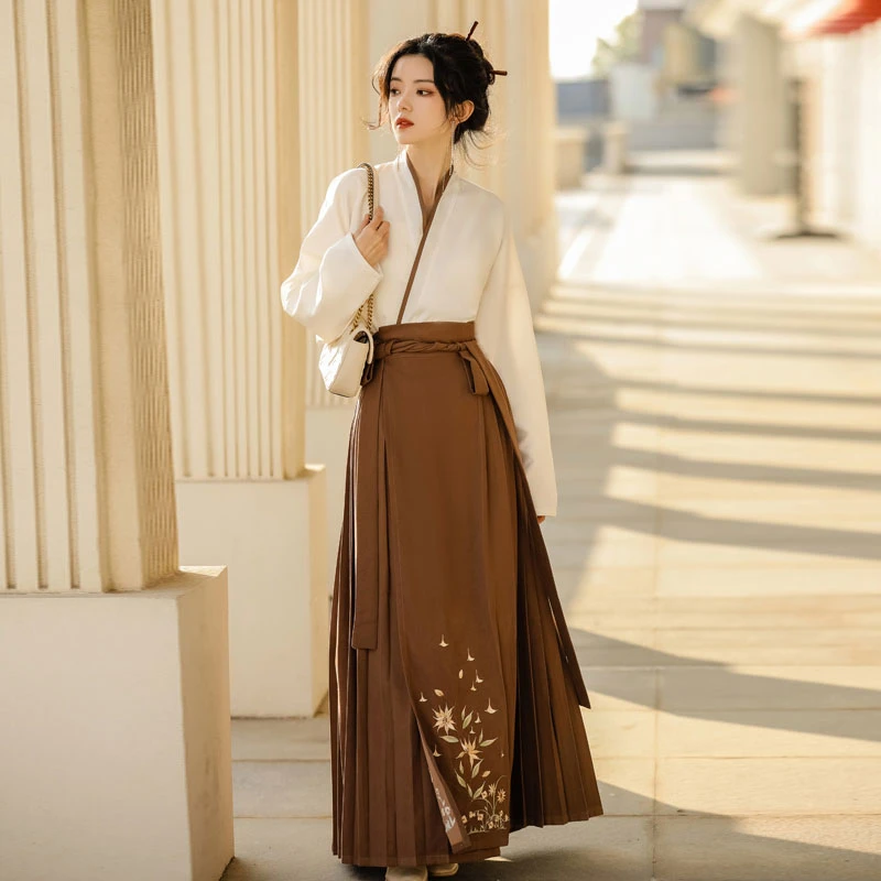 winter orchid women hanfu jacket