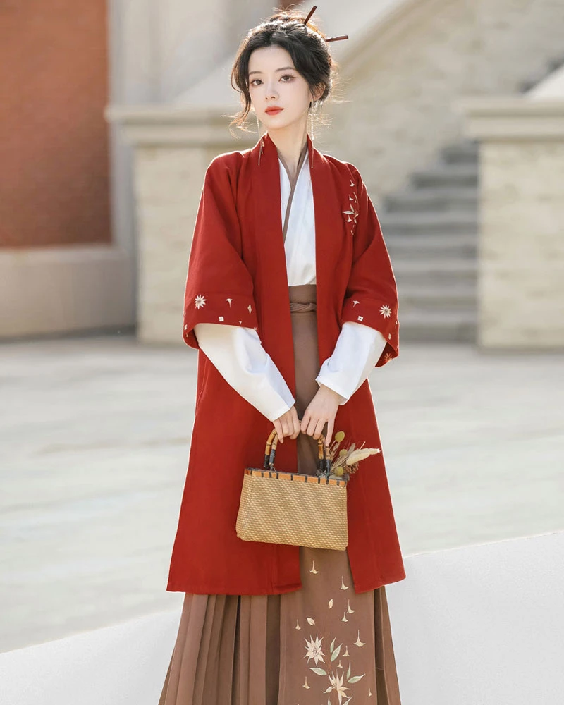 winter orchid women hanfu jacket