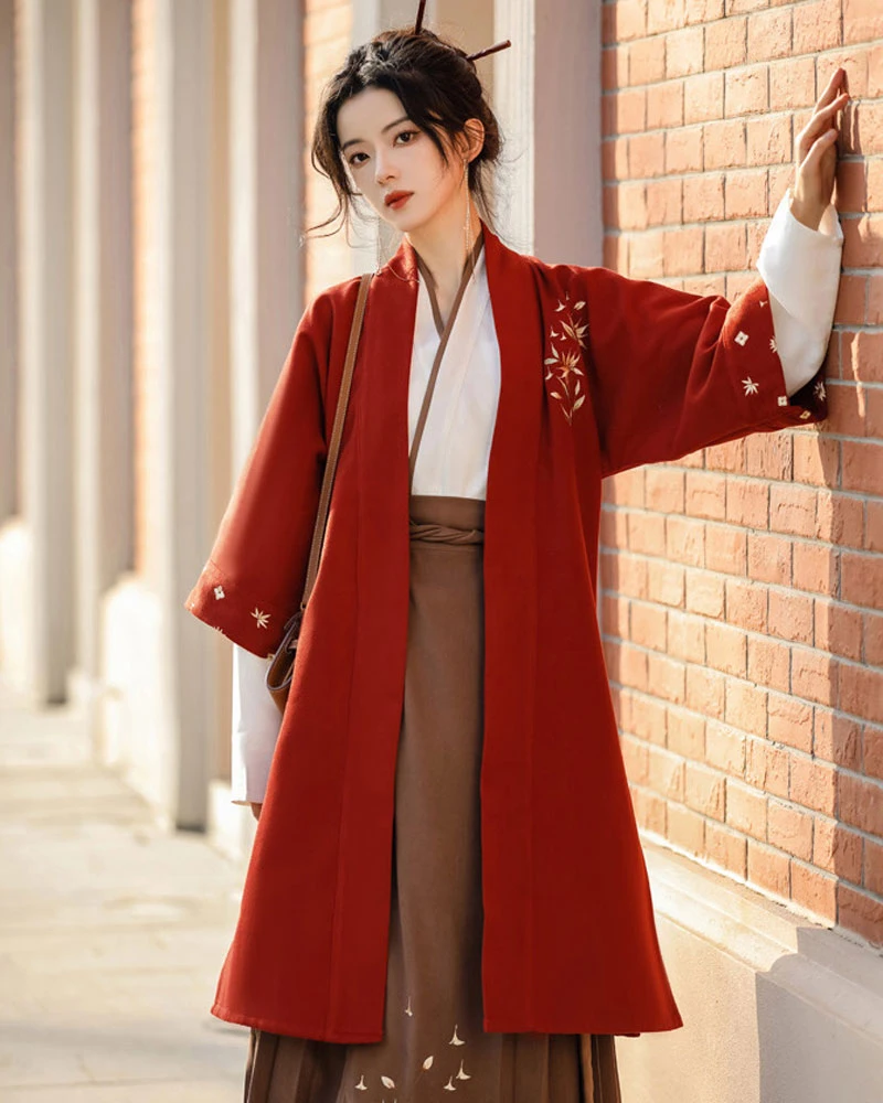 winter orchid women hanfu jacket