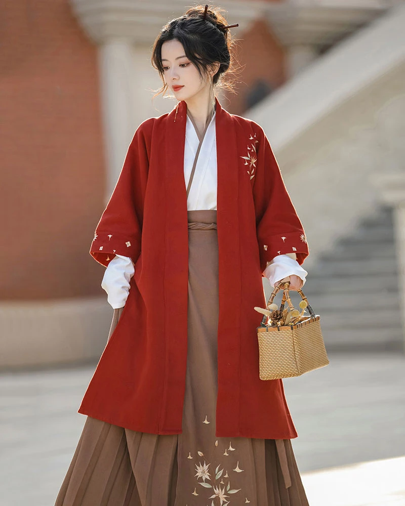 winter orchid women hanfu jacket