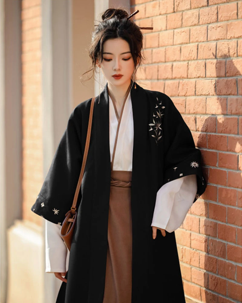 winter orchid women hanfu jacket