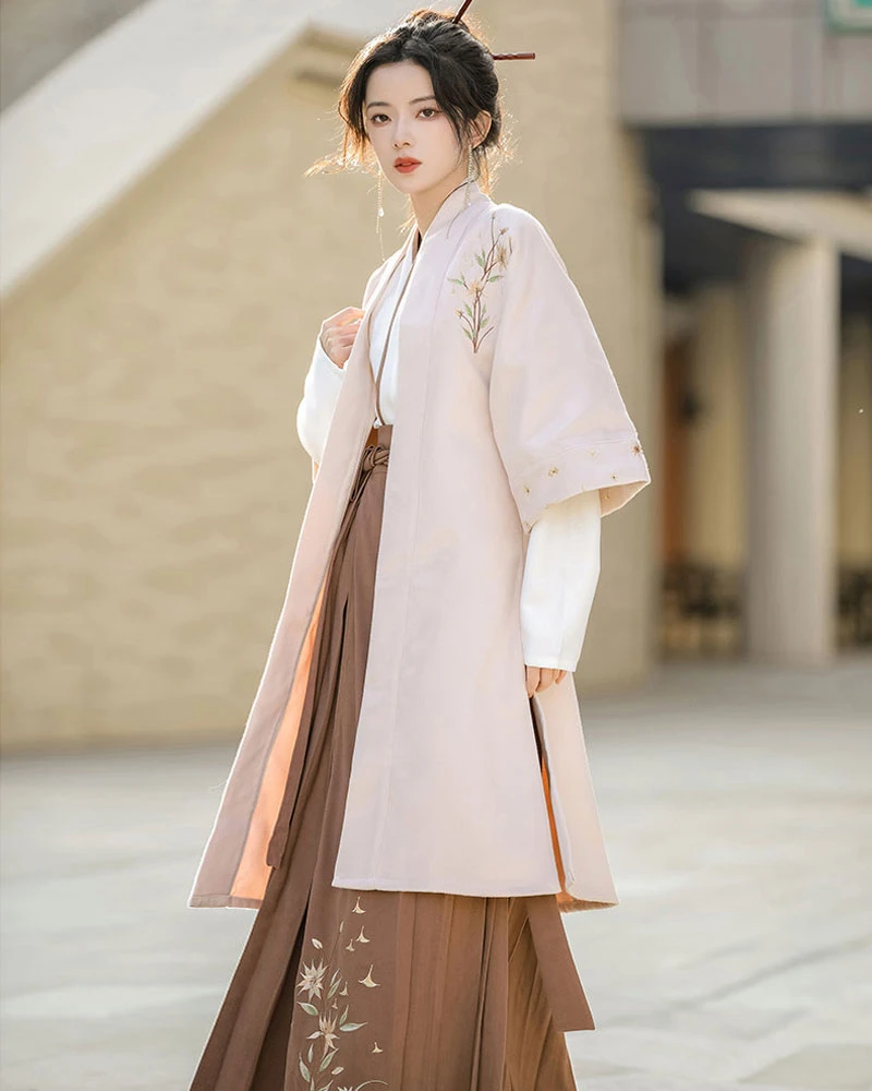 winter orchid women hanfu jacket