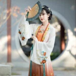 Red Camellia summer hanfu