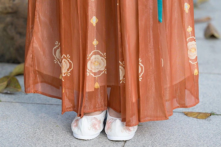 Red Camellia summer hanfu