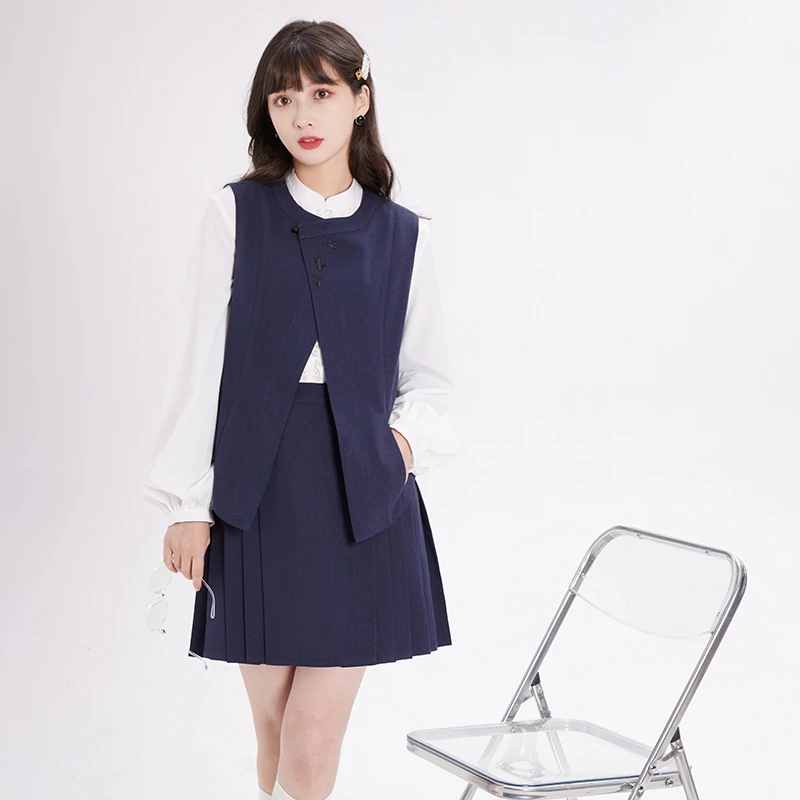 Fashion-Hanfu-Short-Skirt-Suit-Ming-Dynasty-Ladies-Bijia-Top-2 Fashion Hanfu Short Skirt Suit Ming Dynasty Ladies Bijia Top
