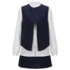 Fashion-Hanfu-Short-Skirt-Suit-Ming-Dynasty-Ladies-Bijia-Top-4 Fashion Hanfu Short Skirt Suit Ming Dynasty Ladies Bijia Top