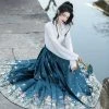 Women's-Spring-Ming-Dynasty-Hanfu-Modern-Fashion-Set-1 Women's Spring Ming Dynasty Hanfu Modern Fashion Set