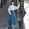 Women's-Spring-Ming-Dynasty-Hanfu-Modern-Fashion-Set-3 Women's Spring Ming Dynasty Hanfu Modern Fashion Set