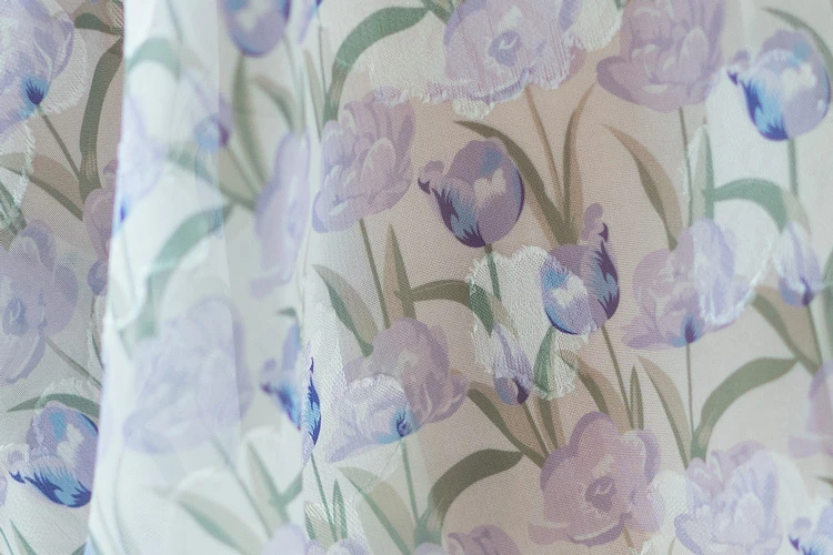 preppy blue modern qipao summer