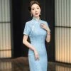 Vintage-Women-Cheongsam-Elegant-Long-Silk-Long-Qipao-Dresses-2 Vintage Women Cheongsam Elegant Long Silk Long Qipao Dresses