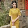 Fashion-Cheongsam-Gentle-Lady-Improved-Chinese-Qipao-1 Fashion Cheongsam Gentle Lady Improved Chinese Qipao