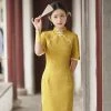 Fashion-Cheongsam-Gentle-Lady-Improved-Chinese-Qipao-2 Fashion Cheongsam Gentle Lady Improved Chinese Qipao