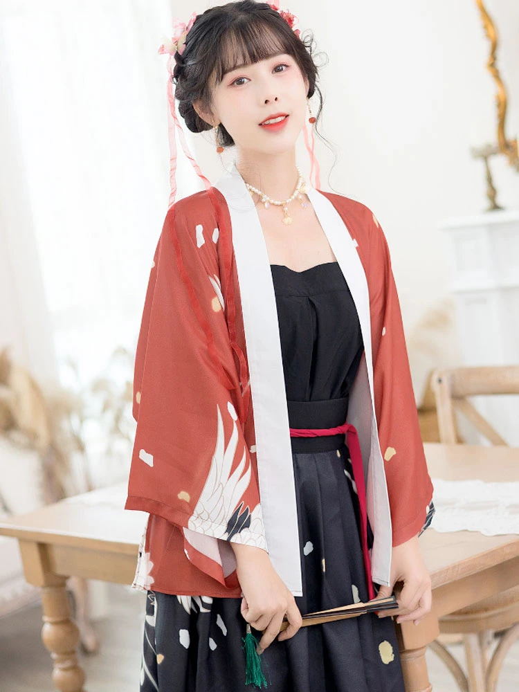 Flying Crane hanfu dress