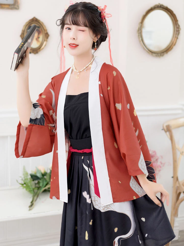 Flying Crane hanfu dress