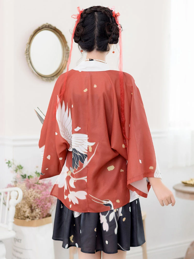 Flying Crane hanfu dress