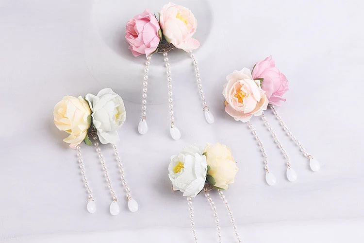 Rose Hairclip hanfu accessory