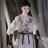Tang-Dynasty-Round-Neck-Robe-Improved-Fashion-Couple-Hanfu-4 Tang Dynasty Round Neck Robe Improved Fashion Couple's Hanfu