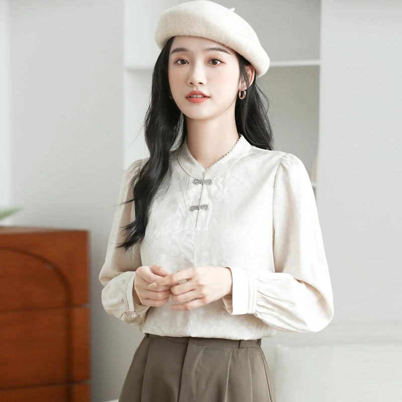 Daffodil-Shirt-qipao-top-04 Daffodil Shirt qipao top