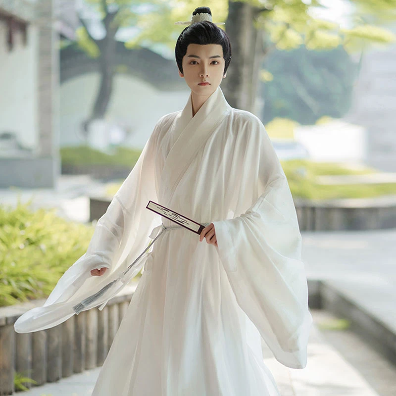 Jacquard-Daopao-Men-Hanfu-02 Jacquard Daopao Men Hanfu Robe
