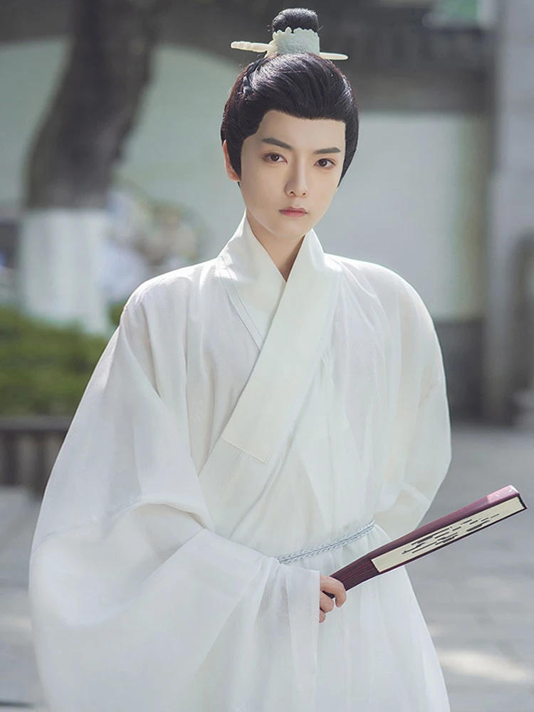 Jacquard Daopao Men Hanfu Robe
