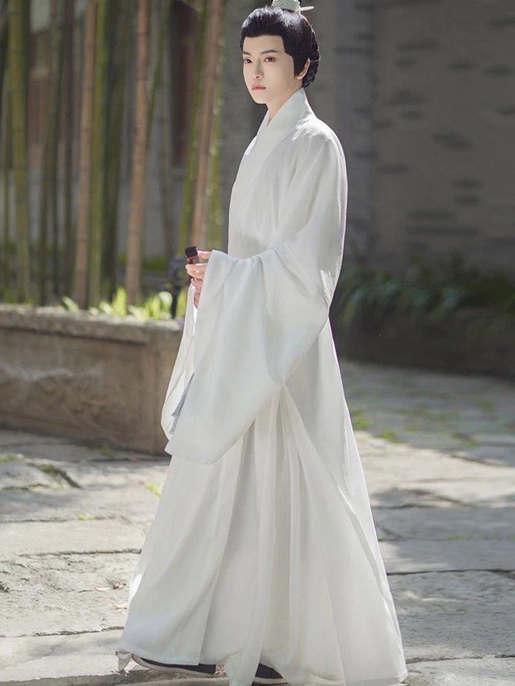 Jacquard Daopao Men Hanfu Robe