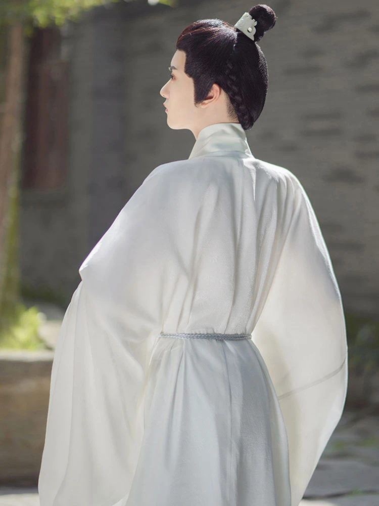Jacquard Daopao Men Hanfu Robe