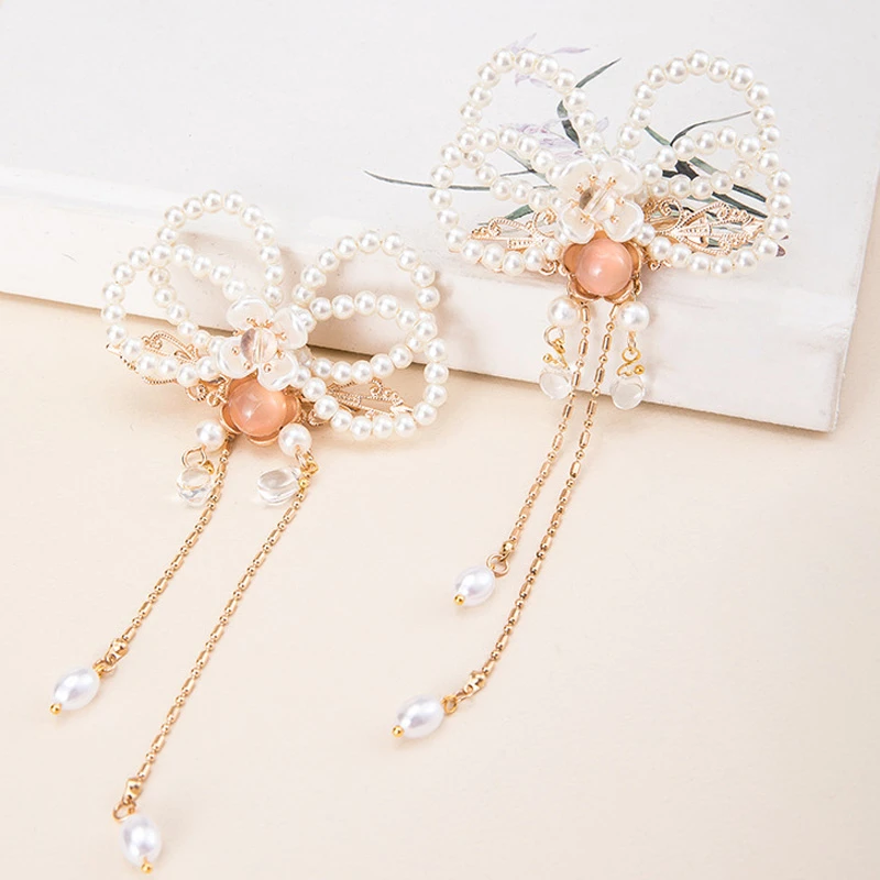 Pearl-Hairclip-Hanfu-Headdress-Ancient-Costume-Accessories-for-Girl-2 Pearl Hairclip Hanfu Headdress Ancient Costume Accessories for Girl