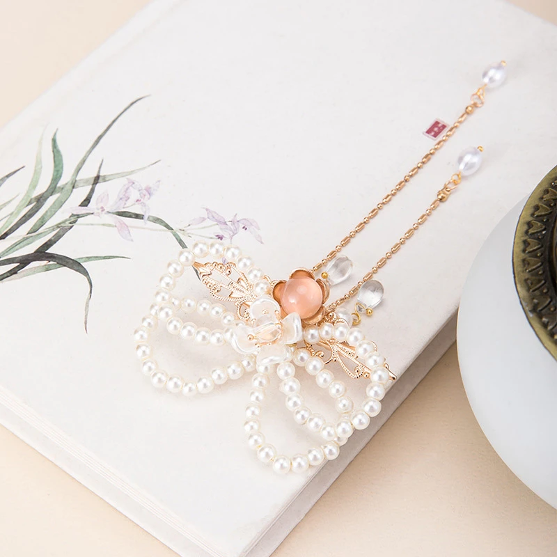 Pearl-Hairclip-Hanfu-Headdress-Ancient-Costume-Accessories-for-Girl-3 Pearl Hairclip Hanfu Headdress Ancient Costume Accessories for Girl