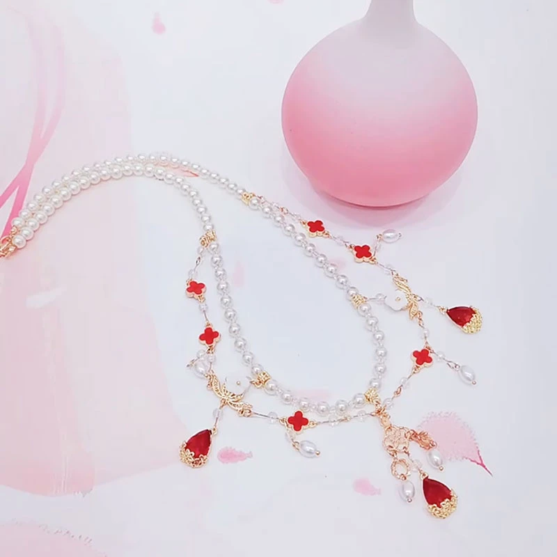 Yingluo Pendant hanfu necklace jewelry