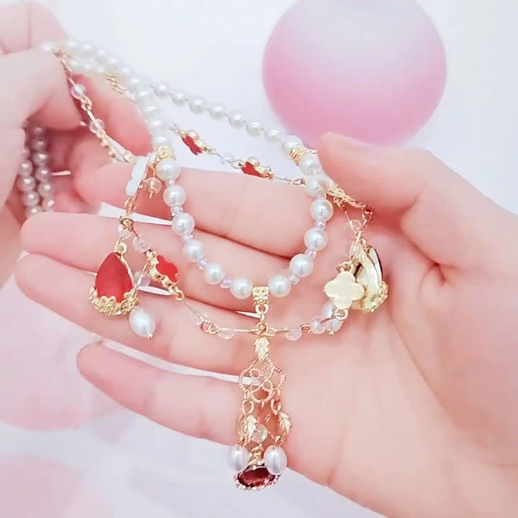 Yingluo Pendant hanfu necklace jewelry