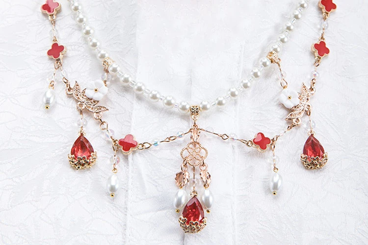 Yingluo Pendant hanfu necklace jewelry