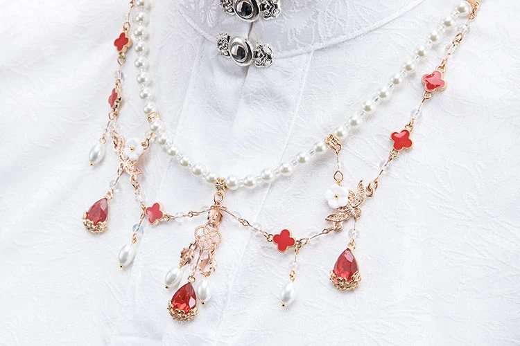 Yingluo Pendant hanfu necklace jewelry