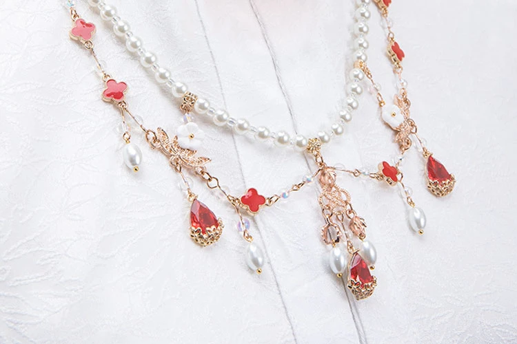 Yingluo Pendant hanfu necklace jewelry