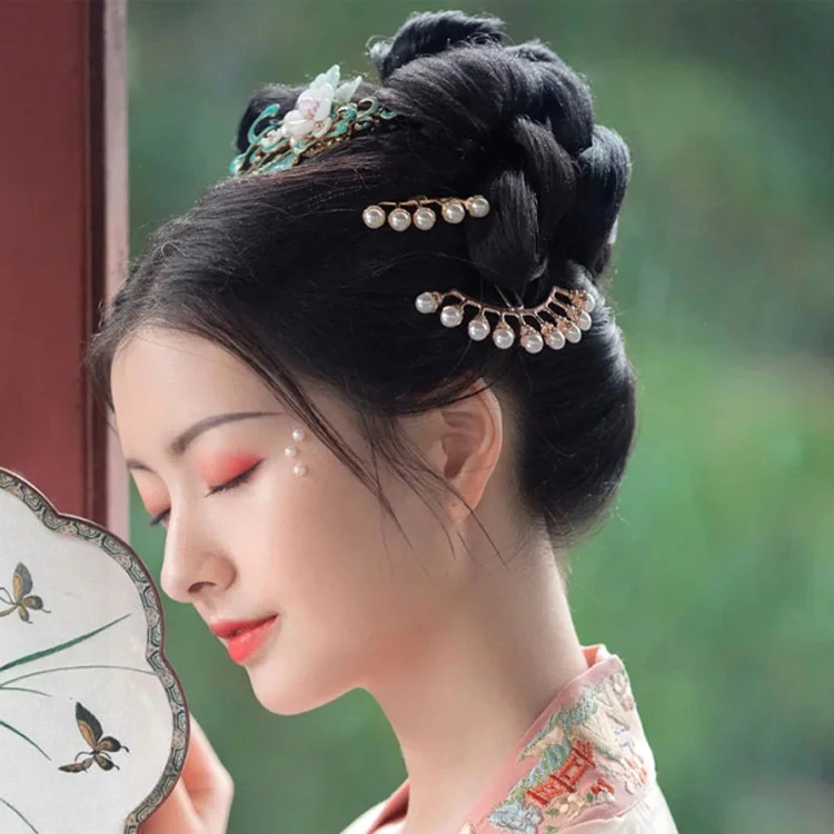 Nine Pearl Hanfu Haripin Jewelry